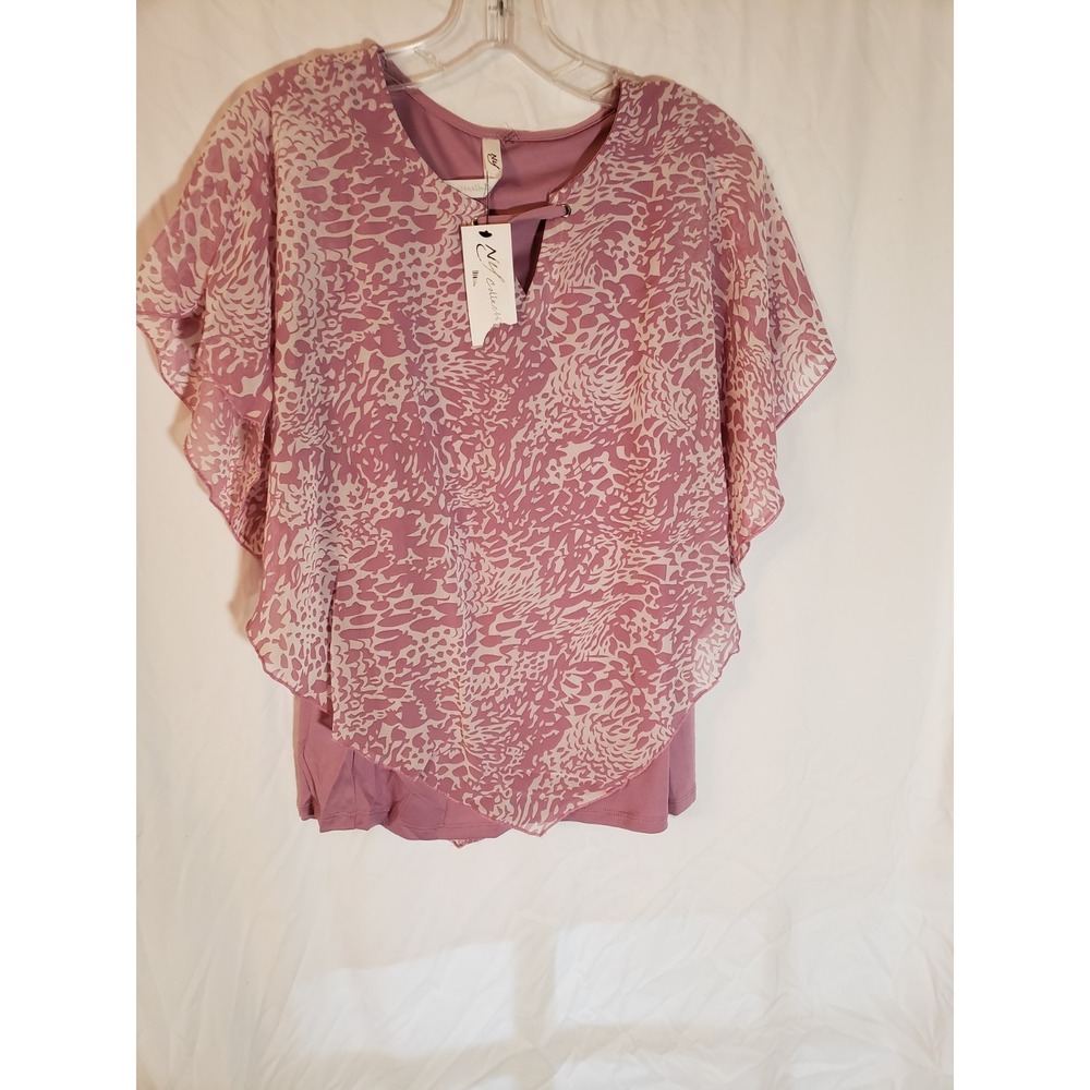 Women's NY Collection Lavender Top Size S